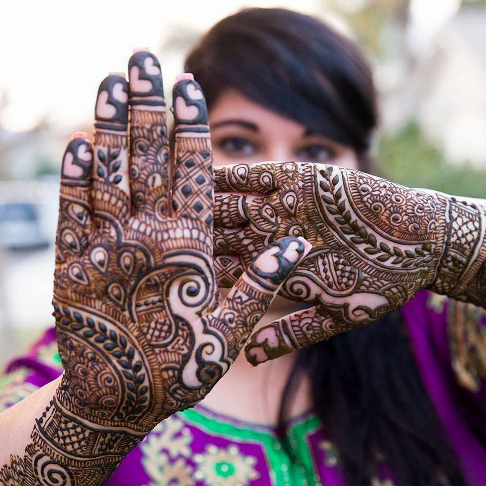 full hand mehndi designs step by step