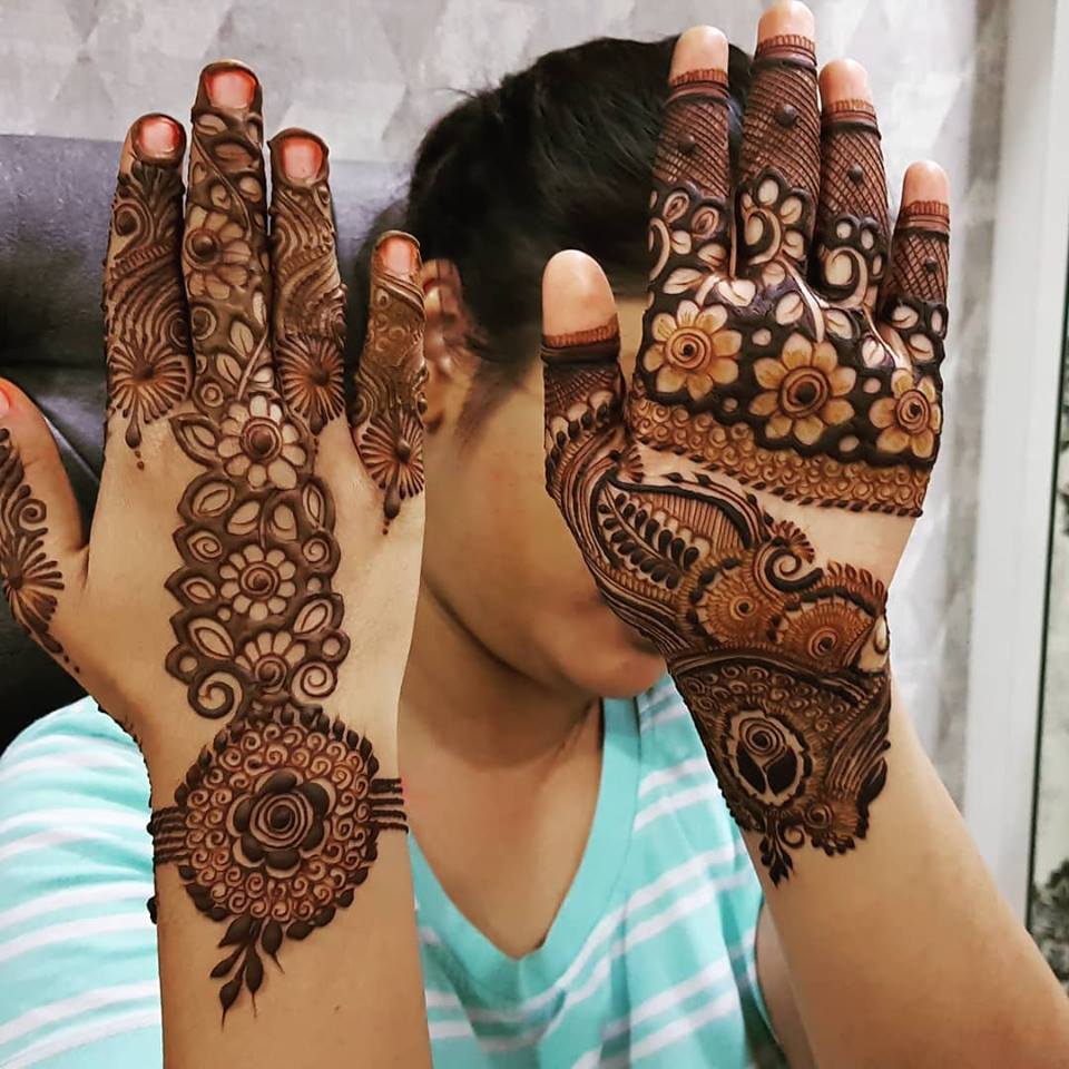 dulhan mehndi design 2018