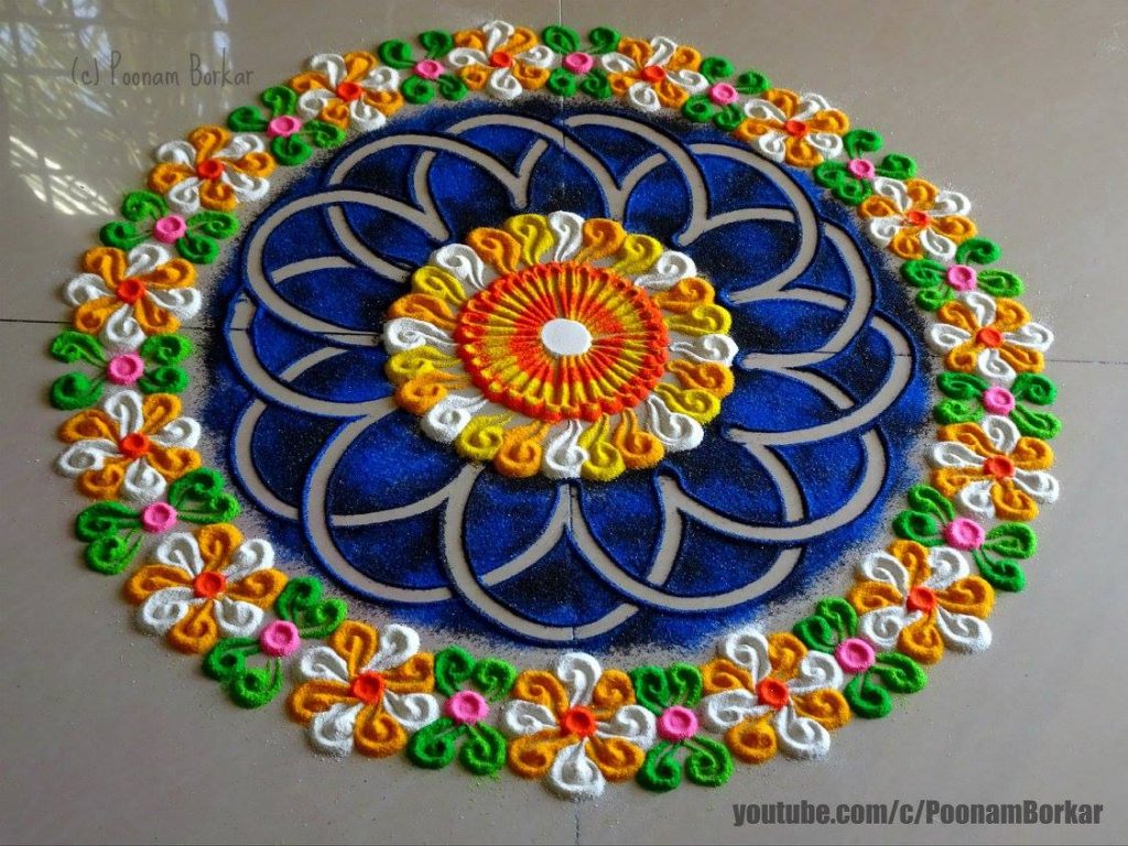 Top 100 Creative Rangoli Designs Images You Must Try This Year